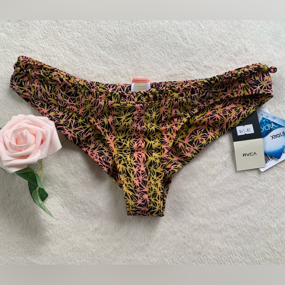 NWT RVCA Hola Hombre Cheeky bikini swim bottoms